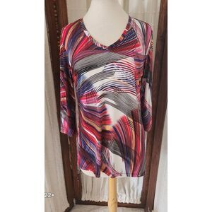 F83 Soft Works colorful knit tunic